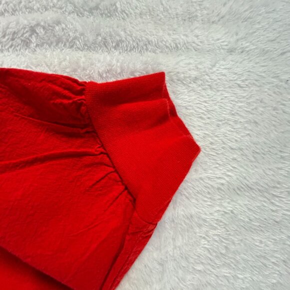 Peter Mussfeldt Peer Wear Red Pullover Small La Paz Embroidered Logo New - Picture 8 of 9